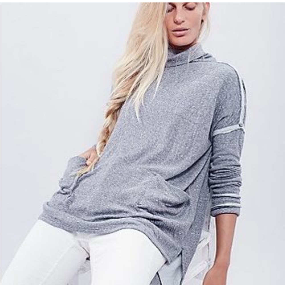 Free People Gray Sweatshirt